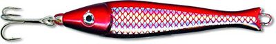 Zebco Premium Z-Sea Ruby Head Pilker Visaas Zee Hengel Accessoires Zee Vissen Noorwegen, Zwart/Rood, 200 g/Haak gr. 2/0