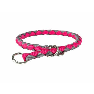 TRIXIE New Cavo Collana Allenamento Cavo, M, 39-45 cm/ø 12 mm, Fucsia/Grafite