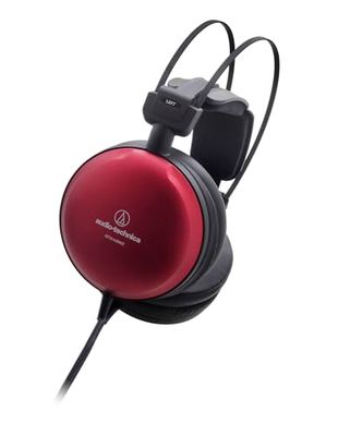 Audio-Technica A1000Z Auriculares de alta Fidelidad Cerrados Rojo Metálico