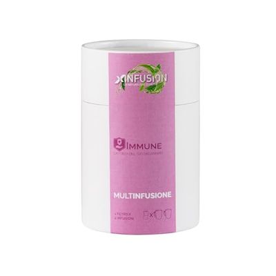 X-infusion | Infuso Immune per Difendere il Sistema Immunitario, Tisana con Note Erbacee, Floreali e Speziate, 7 Filtri, 100% Naturali, Senza Zuccheri