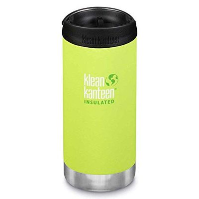 Klean Kanteen TKWide - Borraccia da 350 ml, unisex, per adulti, verde, 76,2 x 76,2 x 184,2 mm