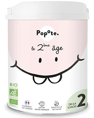 Lait infantile 2ème âge Popote Bio - 800g - dès 6 mois, 1 Unité (Lot de 1)