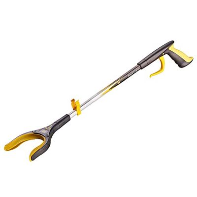 Helping Hand Company Handi-Grip PRO Reacher Grabber with 90 Degree Rotating Head 26”/66cm. Long Handled Grabbing Aid for Elderly, Disabled, Pregnant, Post Surgery and Limited Movement