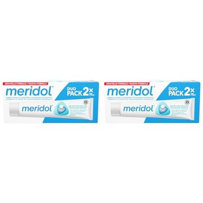 meridol Dentifricio Protezione Gengive, 2 Confezioni da 75 ml (Confezione da 2)
