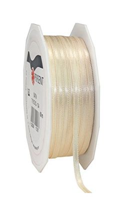 Präsent Color Crema, 50 m per confezionare, Larghezza 0,3 cm, Decorazioni e Artigianato, Nastro Decorativo per Regali, per Ogni Occasione, Poliestere, Verde Cacciatore, 3mm-50m, unità