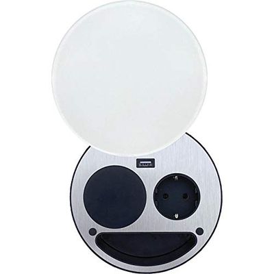 Smile Schuko, USB- en draadloze oplader, wit