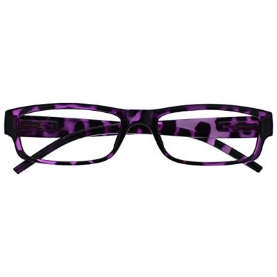 OPULIZE Ace Reading Glasses, Púrpura De La Concha, +1,50 Dioptrías Unisex