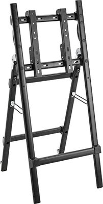 VivoLink - Draagbare Signage Stand - Verticale en Horizontale Monitor Mount - Opvouwbaar en draagbaar ontwerp - VESA: 75x75-400x400 - Gewicht capaciteit: 50kg