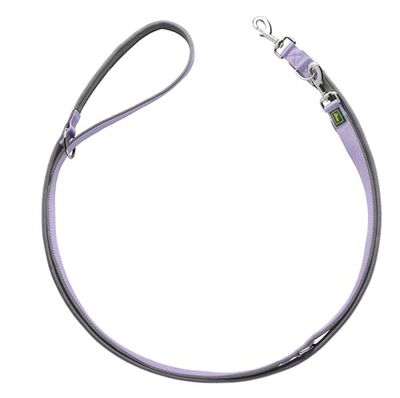 HUNTER Laisse réglable en néoprène, Couleur : Gris Lavande, Nylon résistant, 3 possibilités de réglage, Rembourrage en néoprène Doux, idéal pour la Vie Quotidienne et l'entraînement, Taille : 15-200