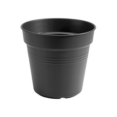 elho Green Basics odlingskruka 21 – growpot för uppfödning och skörd – Ø 21,0 x H 19,3 cm – svart/living svart