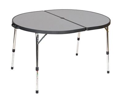 Crespo 1153801 Tavolo 352/09, in Alluminio, Colore: Grigio, 120 x 90 cm