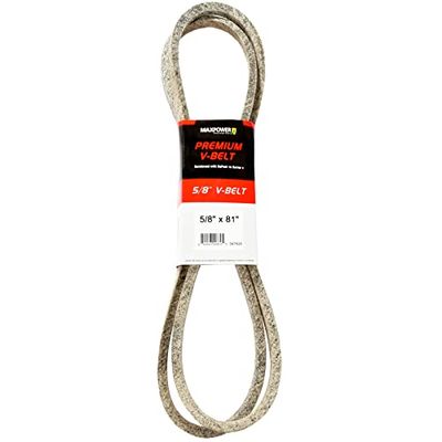 MaxPower Courroies 347626, renforcé au kevlar, 5/8" x 81" - 5L810 - longueur extérieure L(a) 2050 mm.