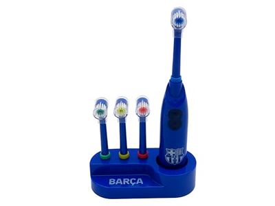 CyP Brands-FC Barcelona, szczoteczka do zębów, toaleta, Higiena jamy ustnej, szczoteczka wibracyjna, zasilana bateriami, kolor niebieski, oficjalny produkt