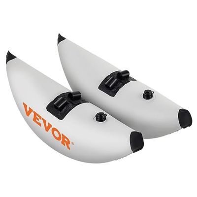 VEVOR Kayak Outrigger Stabilisator 2,1-2,4 m Verstelbare Lengte Peddelboot, 36 cm Breedte Vlotter Stabilisator Set, 2 stuks Whitewater Kayak