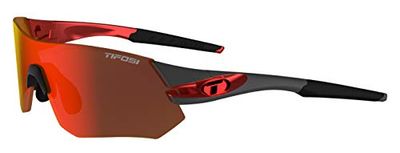Tifosi Tsali Interchangeable Clarion Lens Sunglasses: Gunmetal/RED, S to M