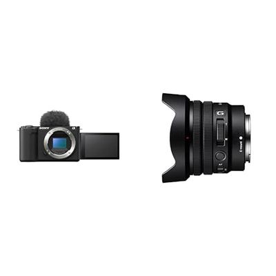 Sony ZV-E10 II Vlog camera APSC con obiettivo intercambiabile + Obiettivo APS-C-Power Zoom con attacco E-mount 10-20mm F4 G