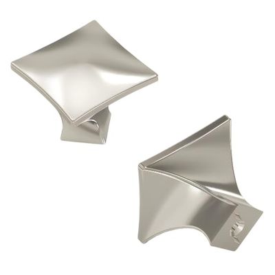 Hickory Hardware H076014-sn Twist Bouton de finition en nickel satiné, 1–1/10,2 cm Twist Bouton de finition, 1–1/10,2 cm