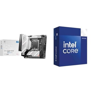 MSI MPG B760I Edge WiFi Carte Mère + Intel® Core™ i5-14400, processeur pour PC de Bureau, 10 cœurs