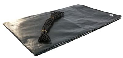 Windhager Zandbakafdekking, dekzeil voor zandbak, zandbakzeil met metalen ogen en rubberen koord, 180 g/m², 1,7 x 1,7 m, 07045