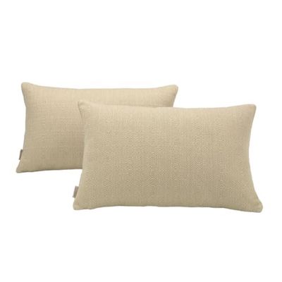 Alexandra House Living Kussensloop, beige, 30 x 50 cm, 2 stuks