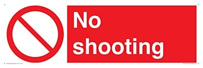 Geen schietbord - 450x150mm - L41