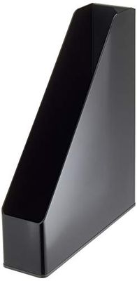 Leitz Magazine File A4 Pack of 4 Black/Dark Grey Duo Colour 53620095