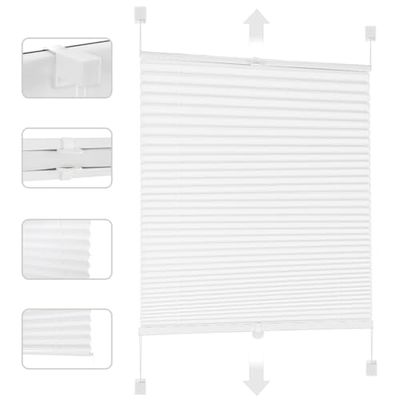 Sekey Estor Plisado Opaco, sin Agujeros, protección contra la luz, fijación Klemmfix, 100% Opaco, protección Solar, fácil instalación