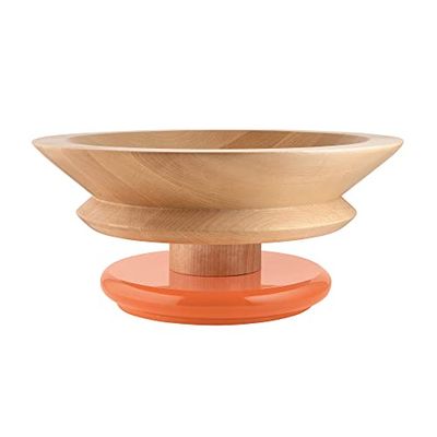 Alessi Bord, Lindträ, Orange, One Size