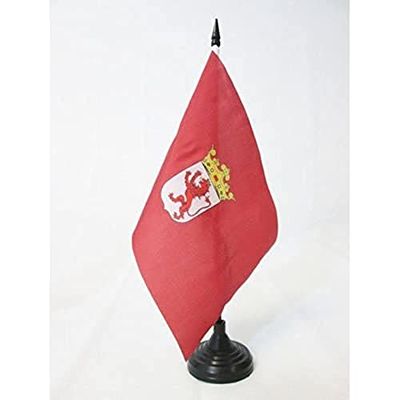 Tafelvlag provincie Albacete 21x14cm - KLEIN vlag Albacete in Castilla-La Mancha 14 x 21 cm - AZ VLAG