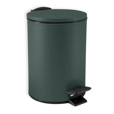Spirella Pedaalemmer, staal, ADELAR 3L, donkergroen, mat
