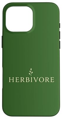Design naturel élégant à base de plantes herbivores Coque pour iPhone 16 Pro Max