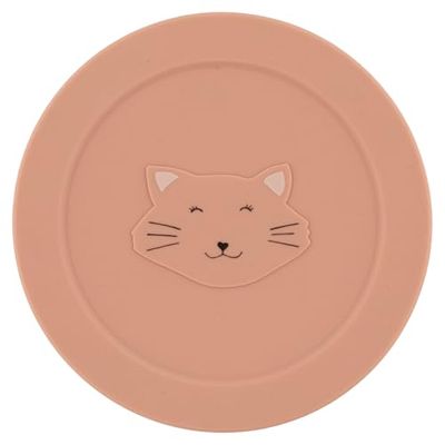 Trixie Mrs Cat Pot à goûter en silicone avec couvercle, Rose