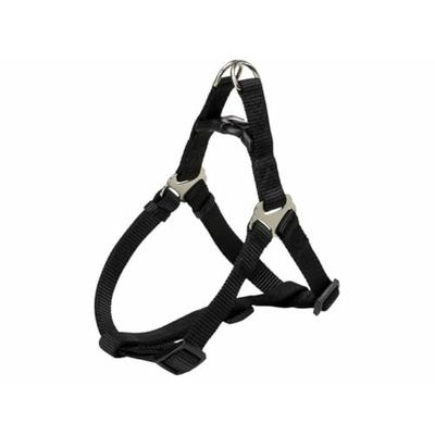Trixie tuig voor hond premium one touch zwart 80-100x2,5 cm