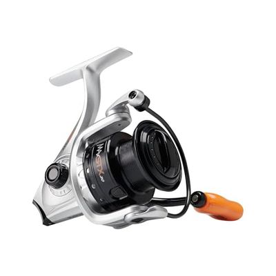 Abu Garcia MAX STX Spinning Reel voor zoetwater Carnivoor kunstaasvissen, Verticaal of Lineair, Drop Shot, Baars, Snoekbaars, Forel, Zwart Zilver Goud Aluminium maat 30