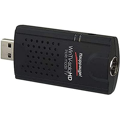 Hauppauge WinTV-soloHD 01589 – USB TV-mottagare – digital-tv DVB-T2 HD, DVB-C HD, DVB-T för bärbar dator eller PC