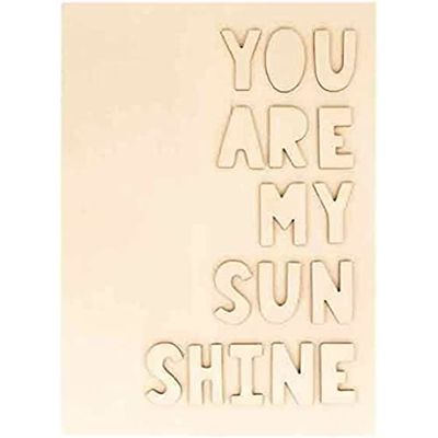 Artemio My Sunshine-houten bord, 18 x 25 cm, 14003427