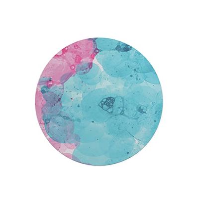 Questo Casa, Round Digital Printed Mouse Pad, Non-Slip Base, for Office and Home, Diameter:22cm