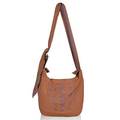 HOPPEDIZ Umhängetasche Los Angeles Kupfer Bolso Bandolera 145 Centimeters Marrón (Los Angeles Kupfer)