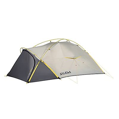 Salewa Litetrek Pro III Tienda de Doble Pared para 3 Personas, Adultos Unisex, Gris Claro/Mango, Talla Única