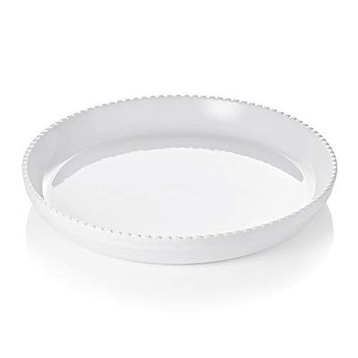 WAS 4905 360 Série Bavaria Lot de 8 moules en Porcelaine 4,5 cm de Hauteur 36 cm de diamètre