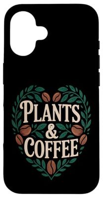 Plants and Coffee Case for iPhone 16