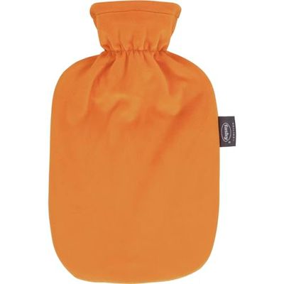 Fashy Borsa dell'acqua calda con rivestimento in pile, arancione, 2,0 l