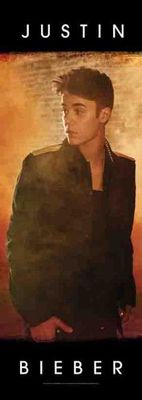 Justin Bieber väggaffisch, 100% polyester, 53 x 150 cm