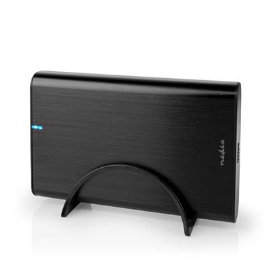 Nedis Hard Drive Enclosure | 3.5 Inch | USB 3.2 Gen1 | USB Type-A / USB Type-C™ | Notebook / PC | Aluminium