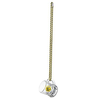 Borussia Dortmund, Shot glass with cord, black-yellow,