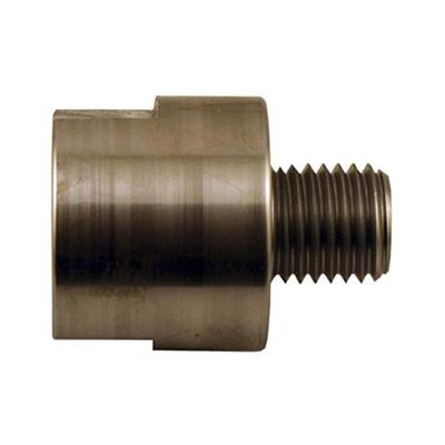 PSI Woodworking LA11418 Adaptador de husillo de cabezal de torno 1-1/4 pulgadas x 8 tpi a 1 pulgada x 8 tpi