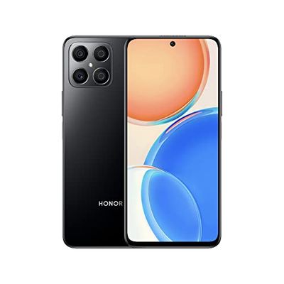 HONOR X8 Telefono Portatile Sbloccato, 6+128 GB, Schermo FullView 6,7" 90Hz, Dual Sim, Smartphone Android 11, Quad Camera 64 MP, Qualcomm Snapdragon 680, Ricarica Rapida 22,5W, NFC - Nero