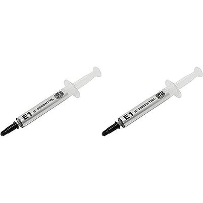 Cooler Master IC-Essential E1 Thermal Paste High Performance, Grey Edition, 1.5 ml (Pack of 2) - 3.94 inches - Desktop
