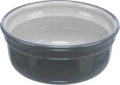 TRIXIE Ciotola in ceramica, 1,6 l/Ø 20 cm, grigio/grigio chiaro – 24412