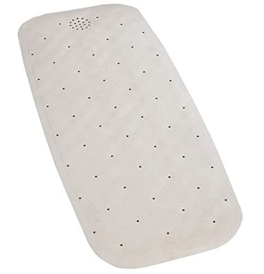 Maximex Bathtub mat Natural Rubber Beige, 37 x 90 cm